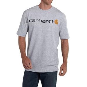 Big Logo Carhartt Shirt Gray Medium